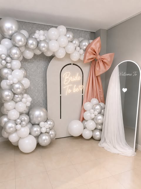 AtölyEbruli fiyat bilgisi içermeyen Bride to Be dekorasyon konsepti